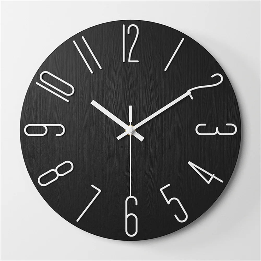 Modern Still Life Plastic Quartz Wall Clock