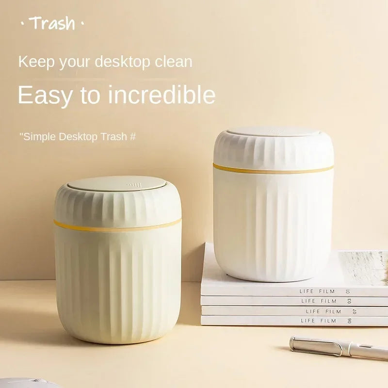 Mini Desktop Trash Can
