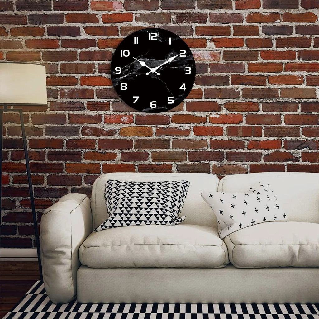 Bamboo & Wood Quartz Wall Clock