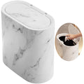 Marble Pattern Trash Can