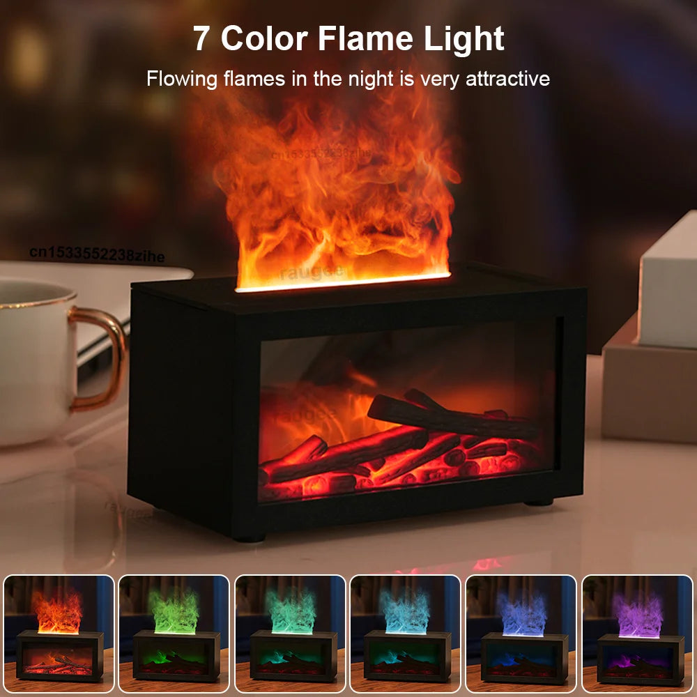 Flame Aroma Humidifier & Essential Oil Diffuser