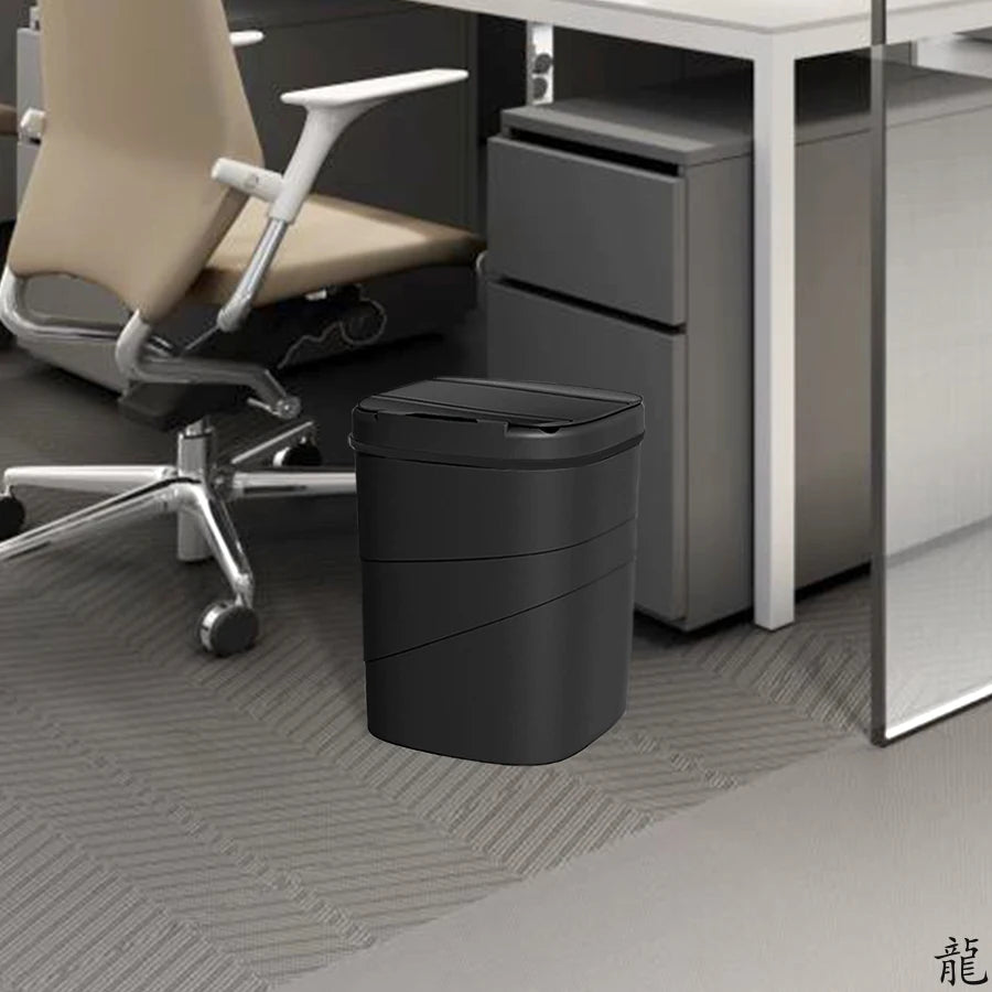 Wave-Sensing Touch Trash Can