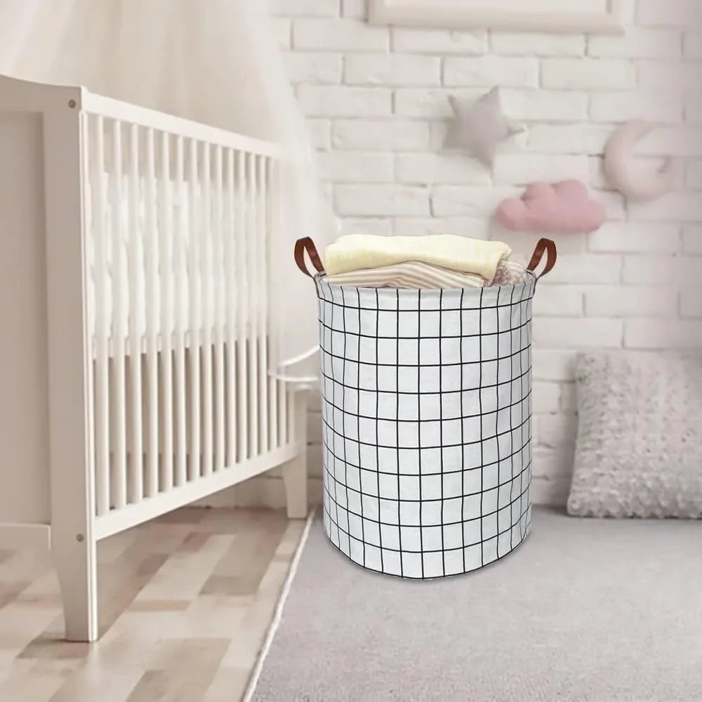Foldable Canvas Laundry Basket