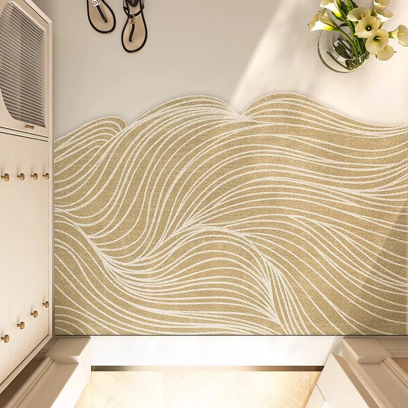 Modern Geometric PVC Floor Mat