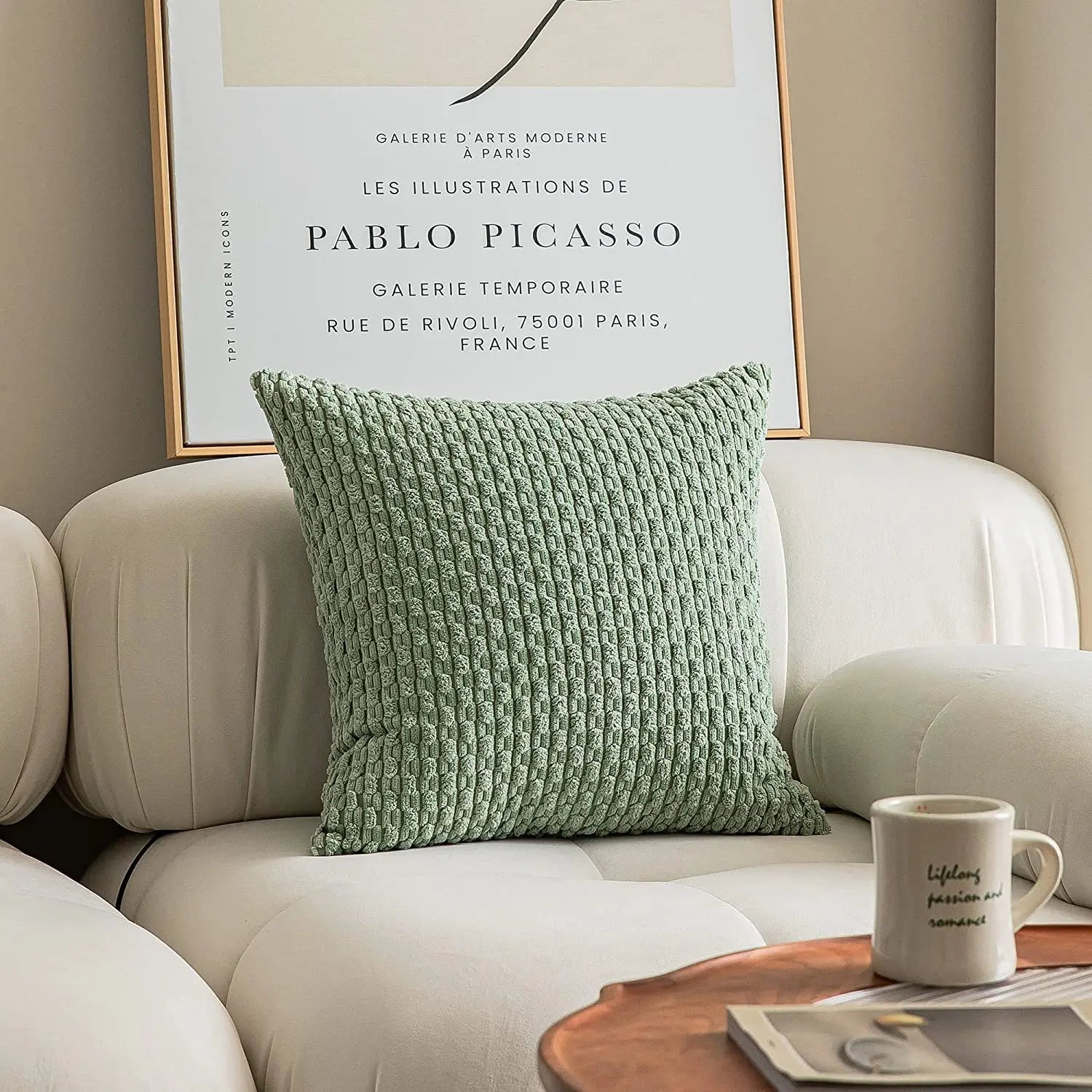 Memory Fiber Woven Cushion