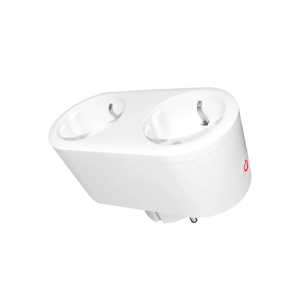Smart Wi-Fi Dual Socket with Power Monitoring and Voice Control