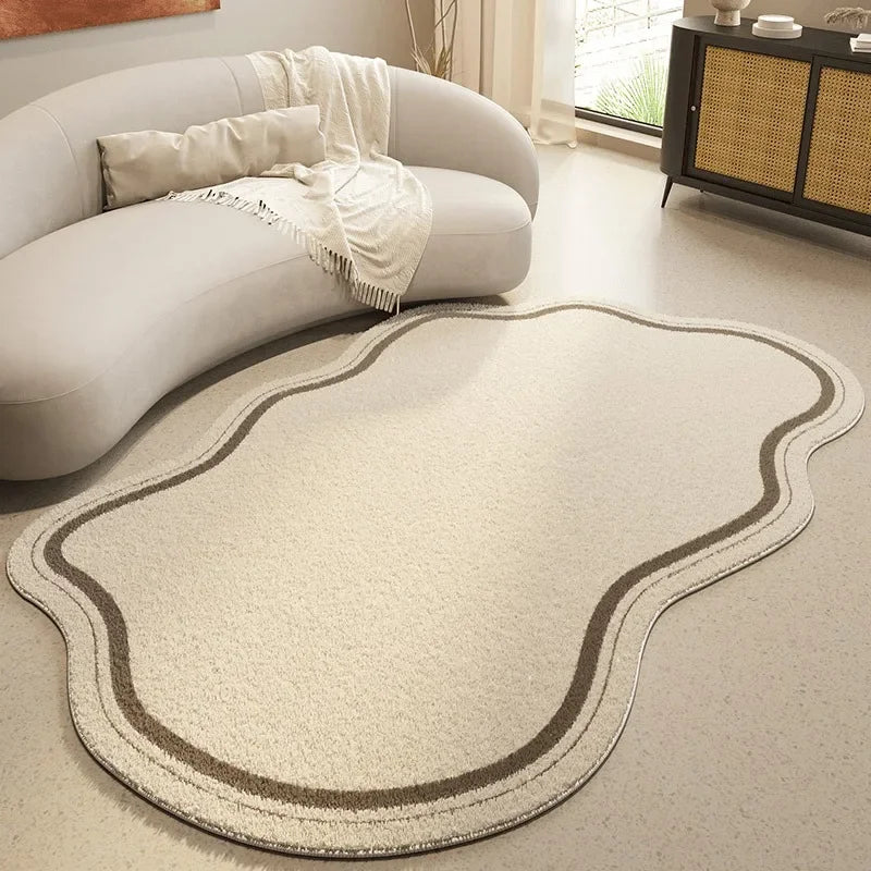 Modern Geometric Anti-Slip Polyester Rug
