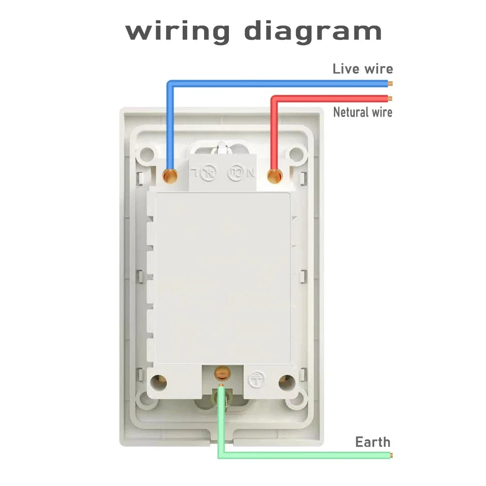 Tuya Wi-Fi Smart Touch Wall Socket with USB &amp; Type-C Charger