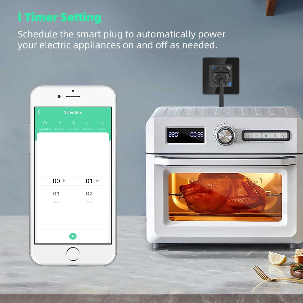 COSWALL DIY Module Black WiFi Tuya Smart EU