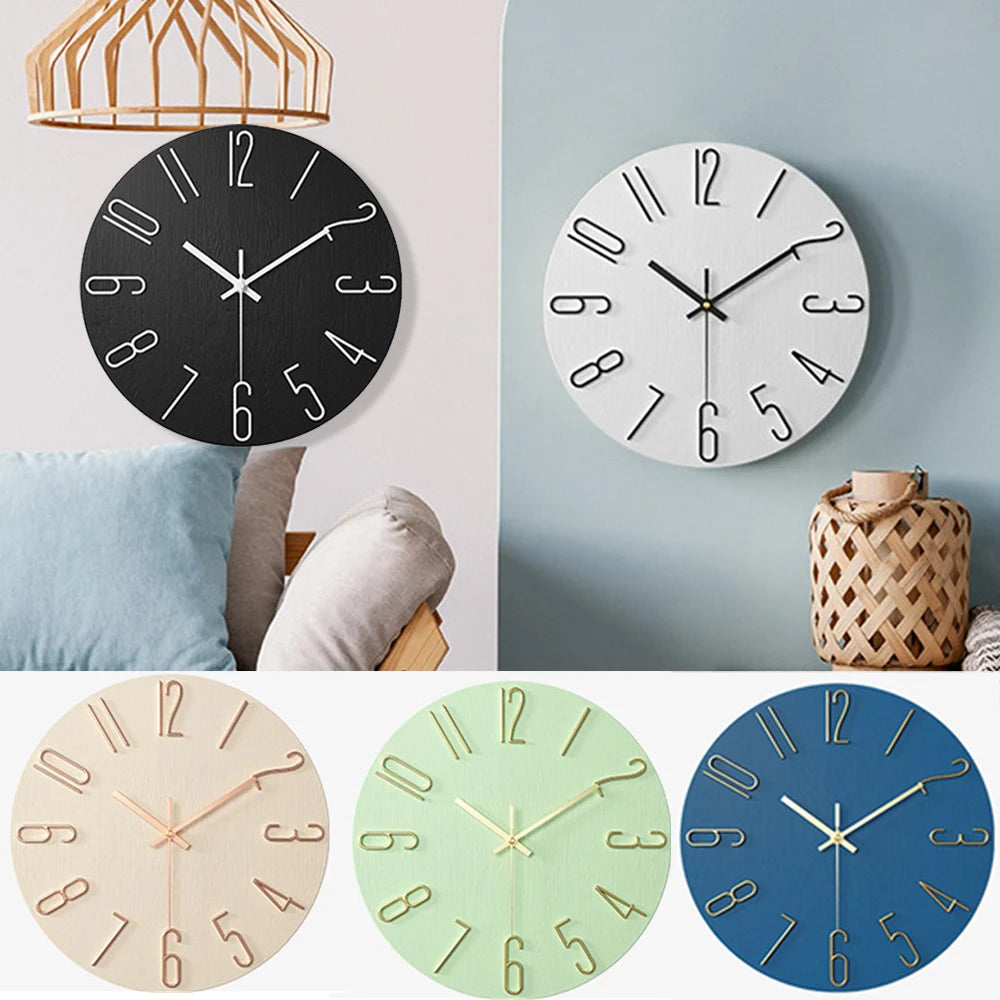 Modern Still Life Plastic Quartz Wall Clock