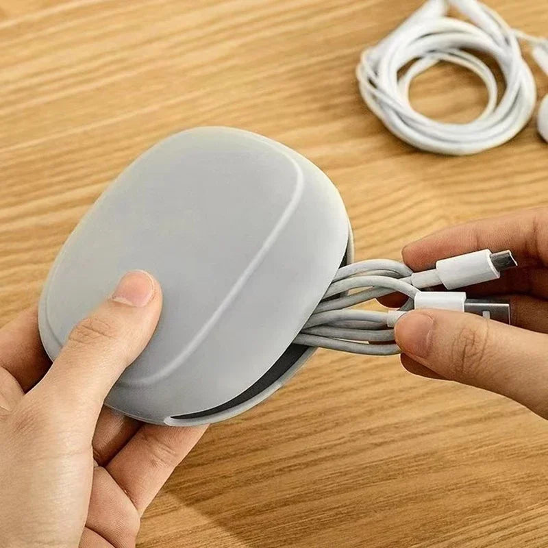 Silicone Headphone Cable Storage Box