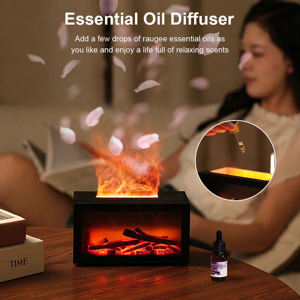 Flame Aroma Humidifier & Essential Oil Diffuser