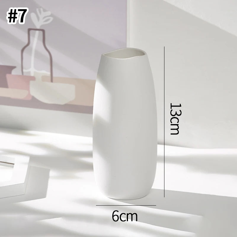 Mini Frosted Ceramic Bud Vase