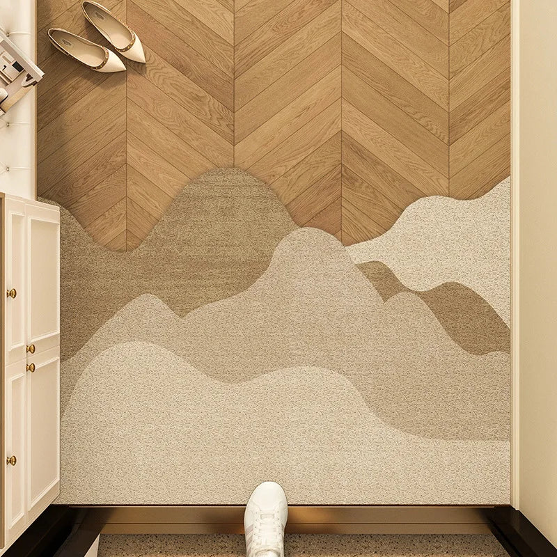 Modern Geometric PVC Floor Mat