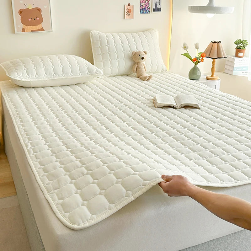 Quilted Cotton Mattress Protector