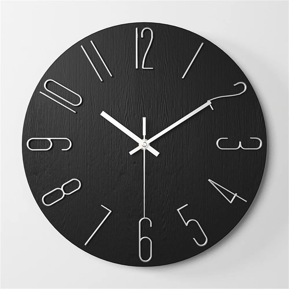 Modern Still Life Plastic Quartz Wall Clock