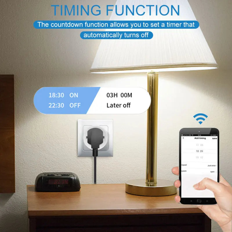 Wi-Fi Smart Power Plug with Energy Monitoring and Voice Control