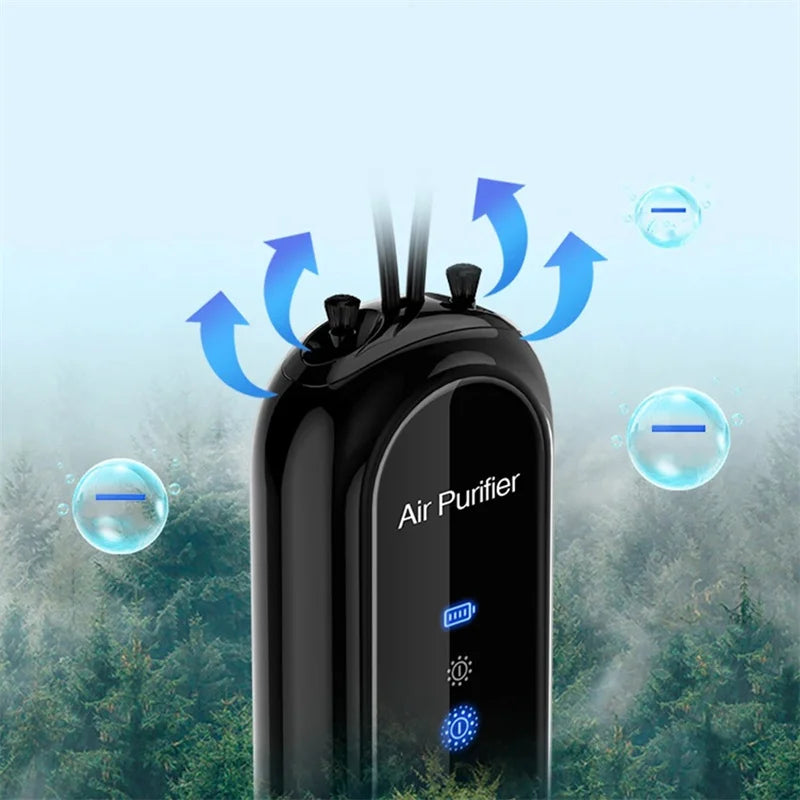 Hanging-Neck Negative Ion Air Purifier