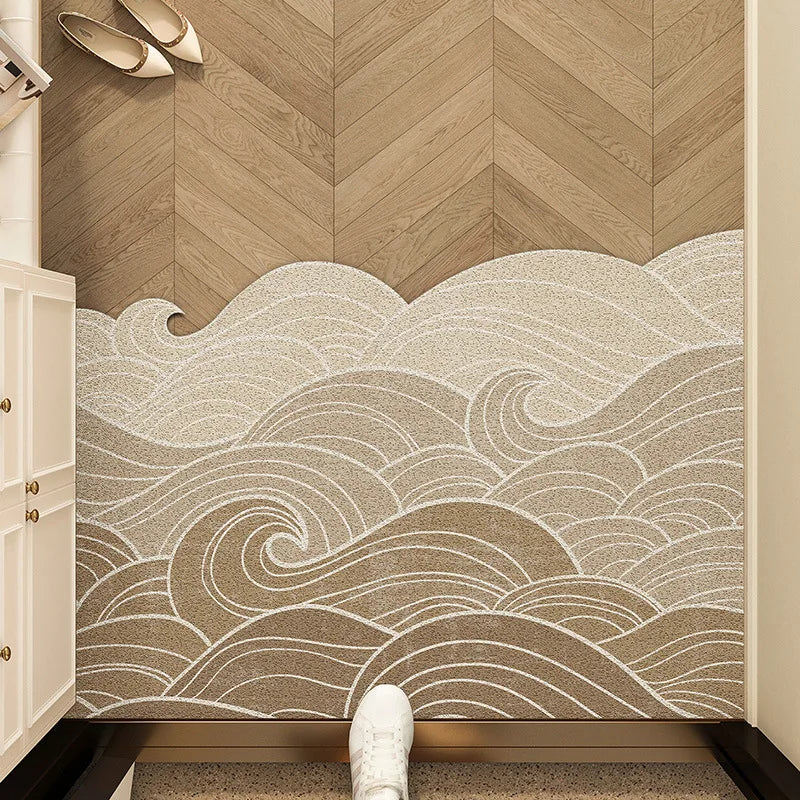 Modern Geometric PVC Floor Mat