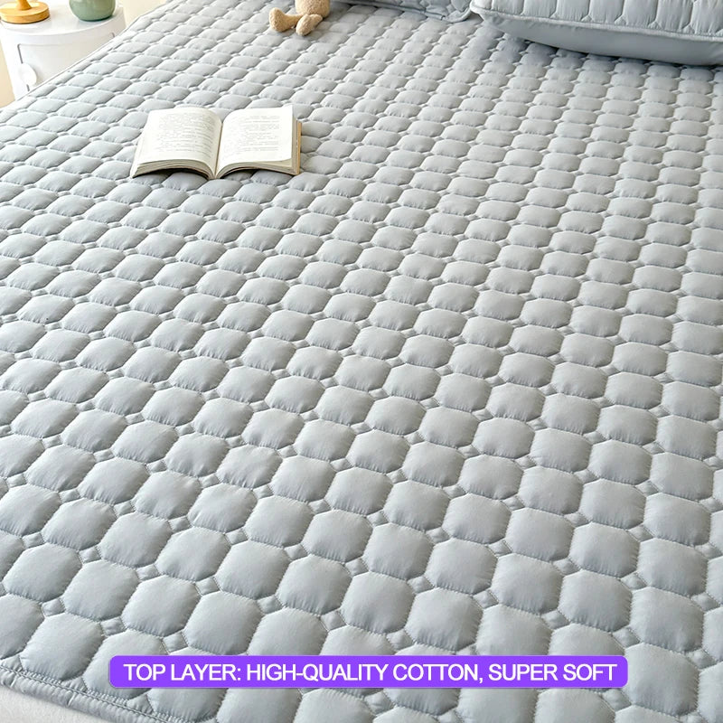 Quilted Cotton Mattress Protector