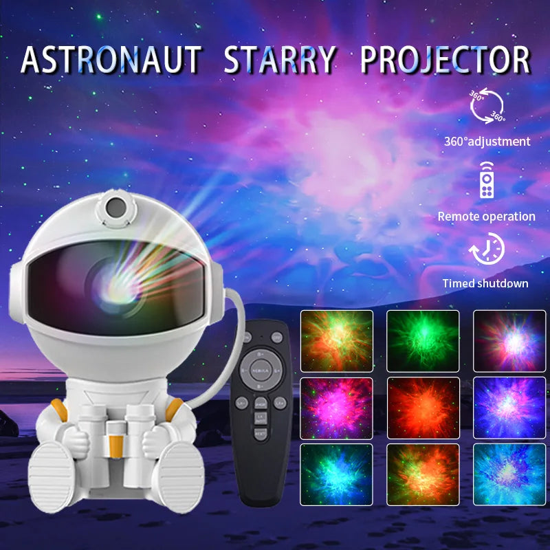 Astronaut Galaxy Starry Night Light Projector