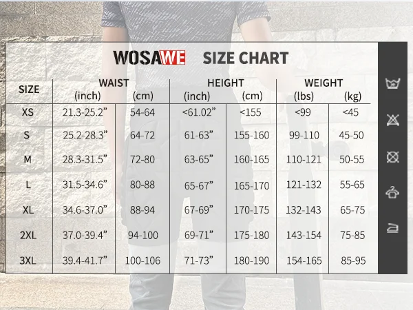 WOSAWE Motorcycle Protective Shorts