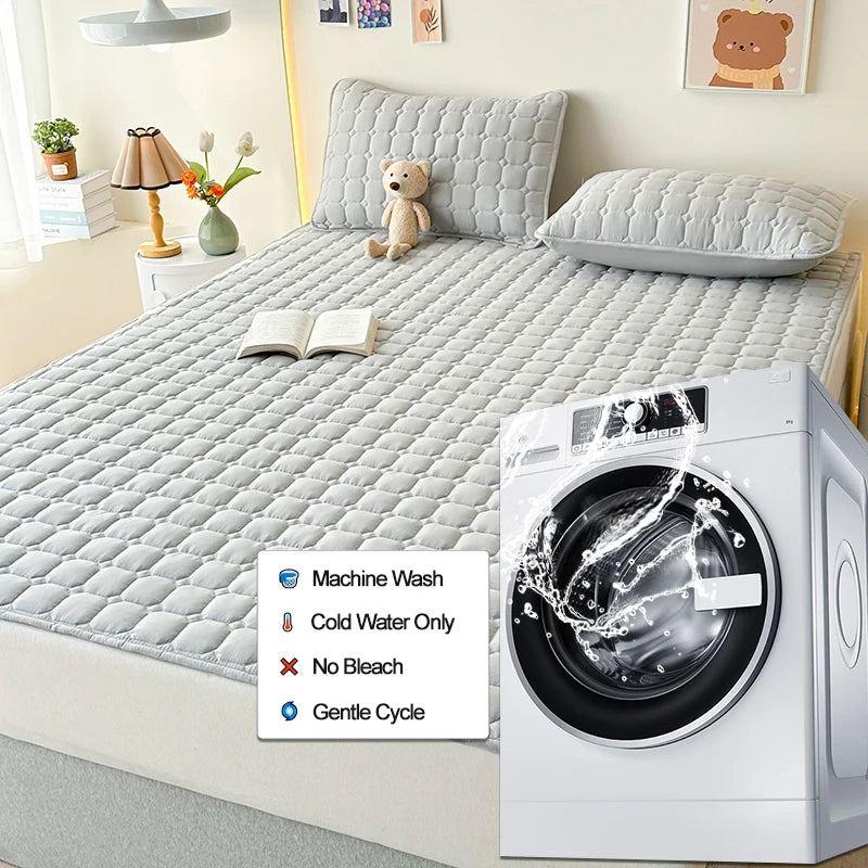 Quilted Cotton Mattress Protector