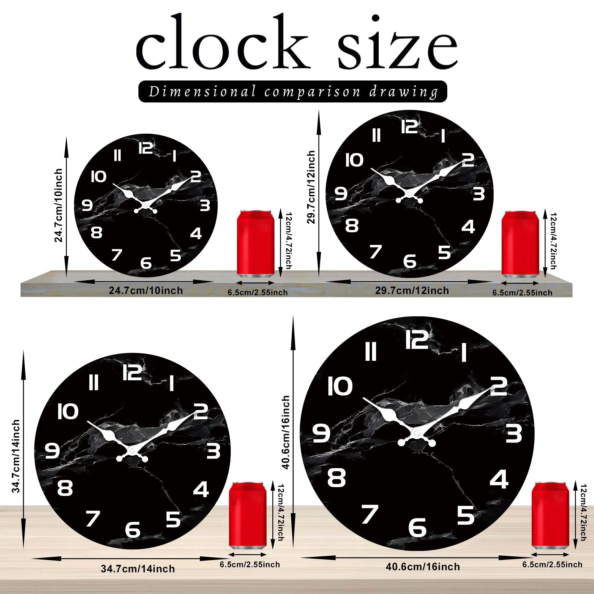 Bamboo & Wood Quartz Wall Clock