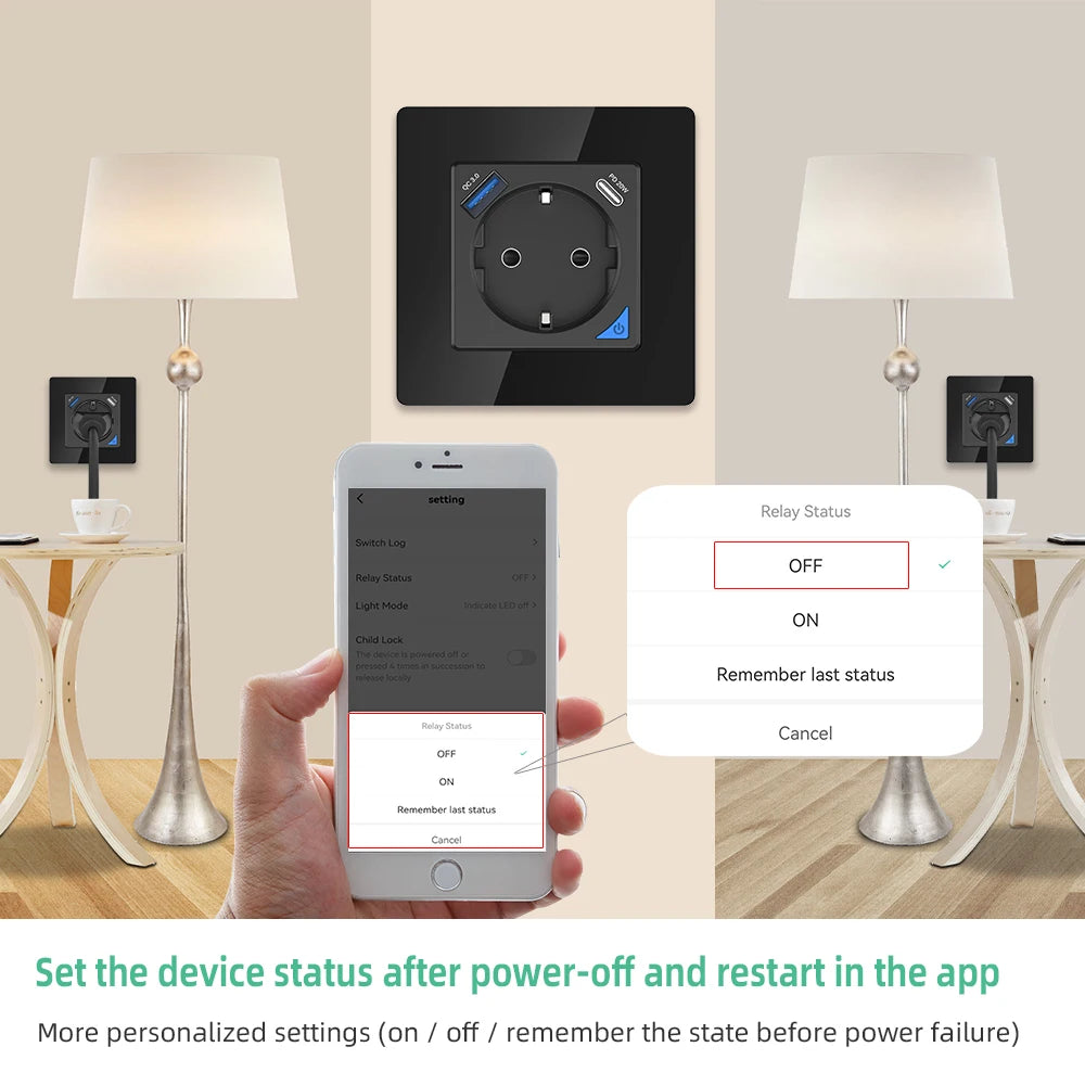 COSWALL DIY Module Black WiFi Tuya Smart EU
