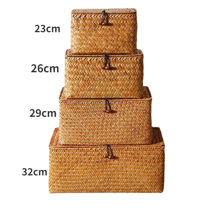 Hand-Woven Seaweed Storage Box