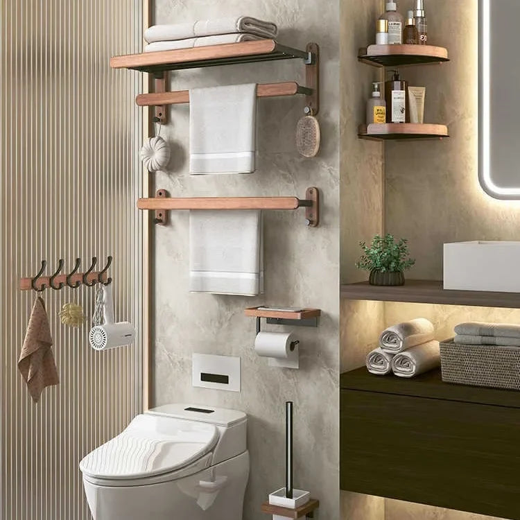 Single-Tier Wall-Mounted Shelf