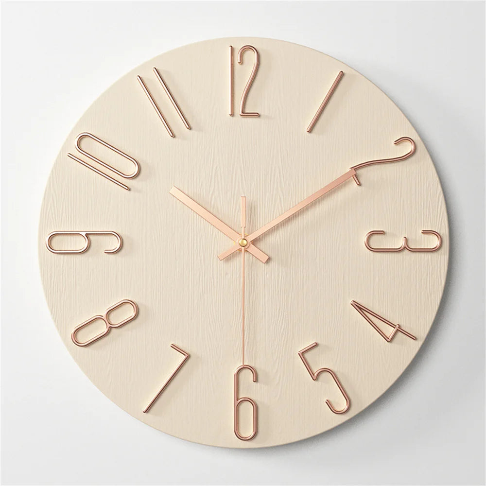Modern Still Life Plastic Quartz Wall Clock