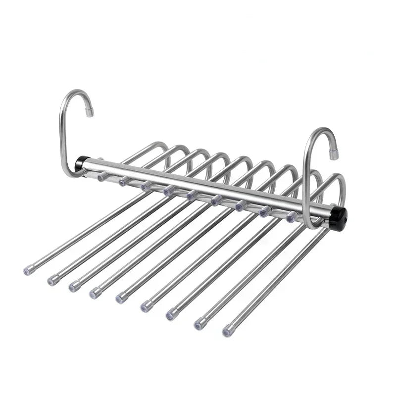 Stainless Steel Telescopic Folding Pants Rack