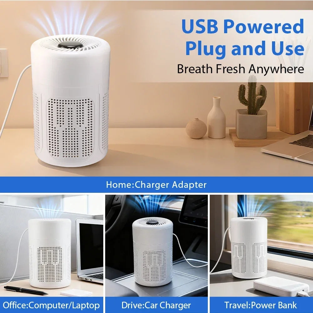 Mini Desktop Air Purifier