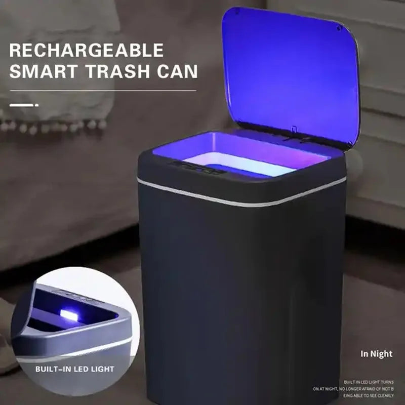 16L Touchless Smart Trash Can