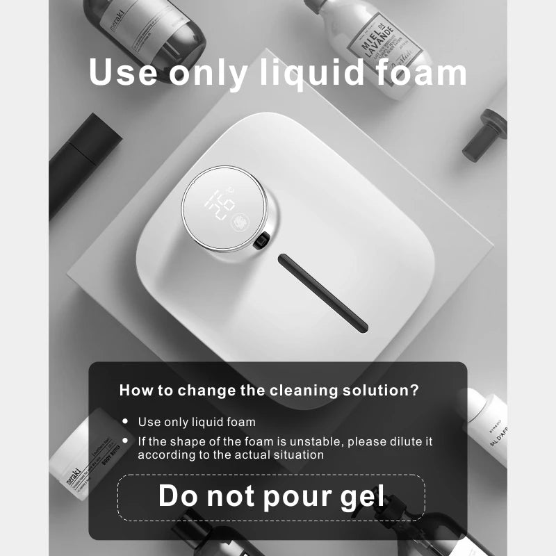 Wall-Mounted Automatic Foam Soap Dispenser