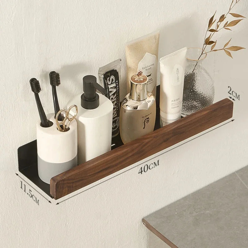 Single-Tier Wall-Mounted Shelf