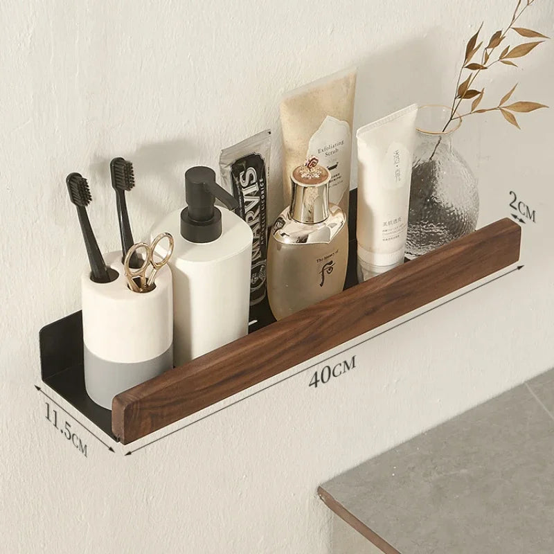 Single-Tier Wall-Mounted Shelf
