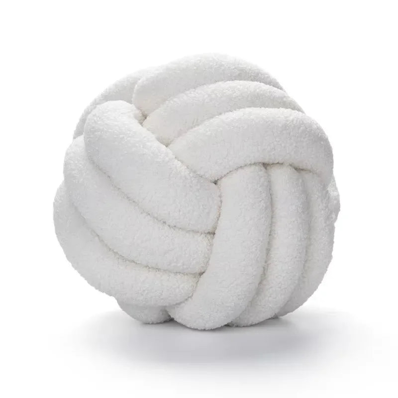 Aesthetic Knot Globe Plush Cushion