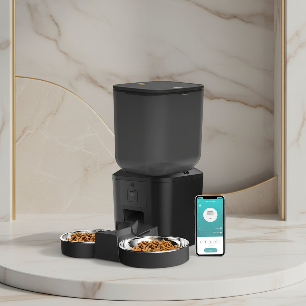 Smart Automatic Pet Feeder – 8L Capacity with HD Camera