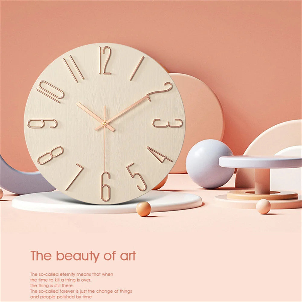 Modern Still Life Plastic Quartz Wall Clock