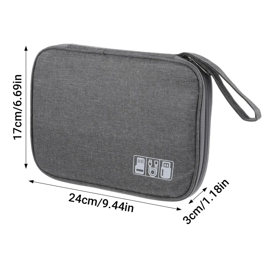Electronics Cord Organizer Travel Case
