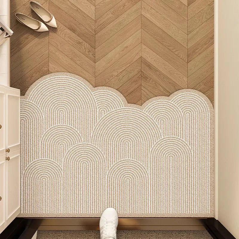 Modern Geometric PVC Floor Mat