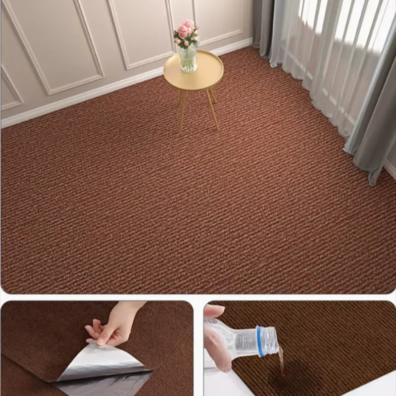 Self-Adhesive Solid Polyester Floor Mat