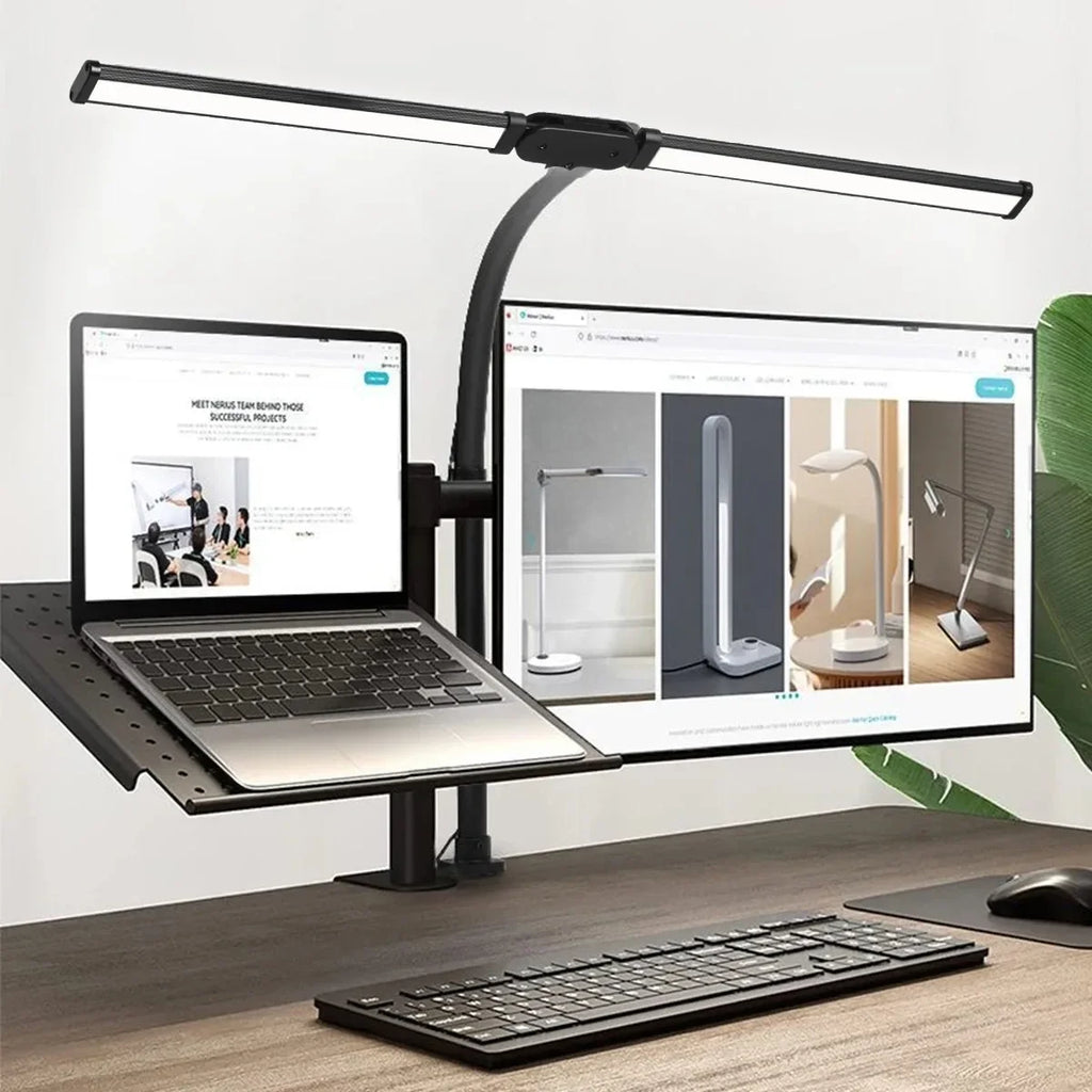 Double-Head LED Desk Lamp