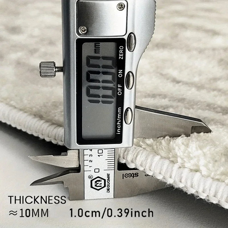 Modern Geometric Anti-Slip Polyester Rug