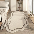 Modern Geometric Anti-Slip Polyester Rug