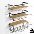 Wood Hanging Shelf