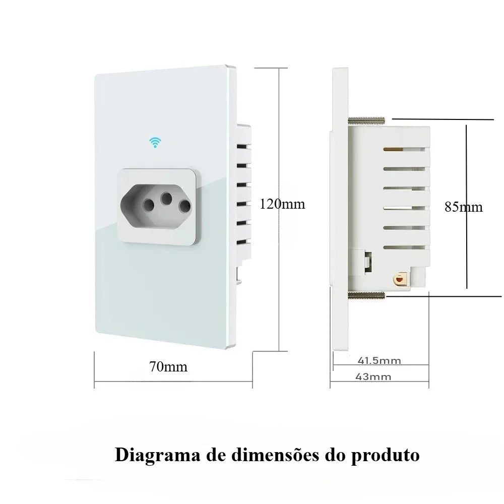 Smart Wi-Fi Power Outlet with Energy Monitoring and Voice Control
