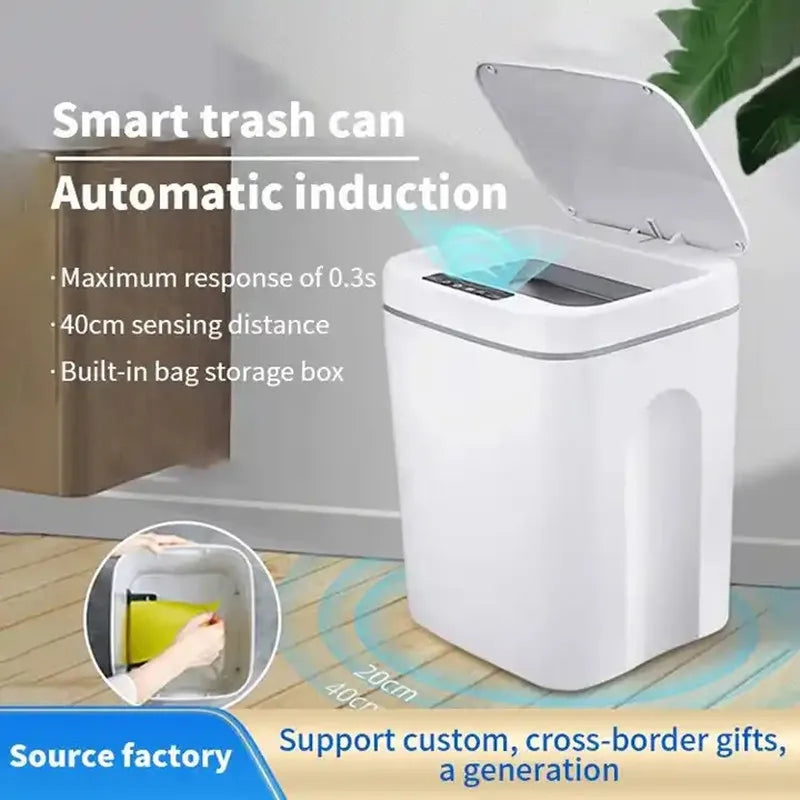 16L Touchless Smart Trash Can